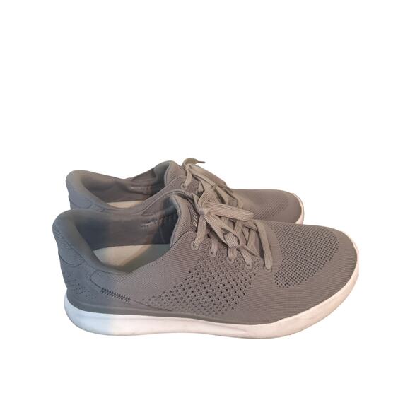 Kizik Lima Hands Free Lace Up Slip On Shoes Sneaker Gray Mens Size 10 W